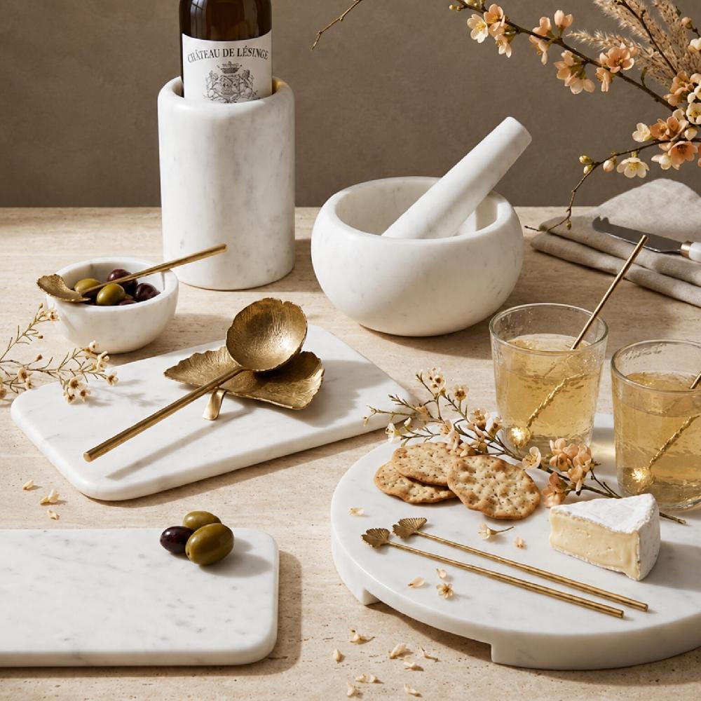 BE HOME - Cocktaillepels "Gingko" | De Tafel Tienen