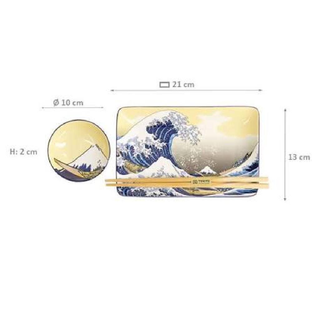 TOKYO DESIGN STUDIO - Sushiset "Kawaii Hokusai" | De Tafel Tienen